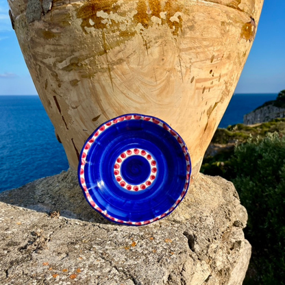 Azura Salad Plate - Handmade & Hand Painted on the Amalfi