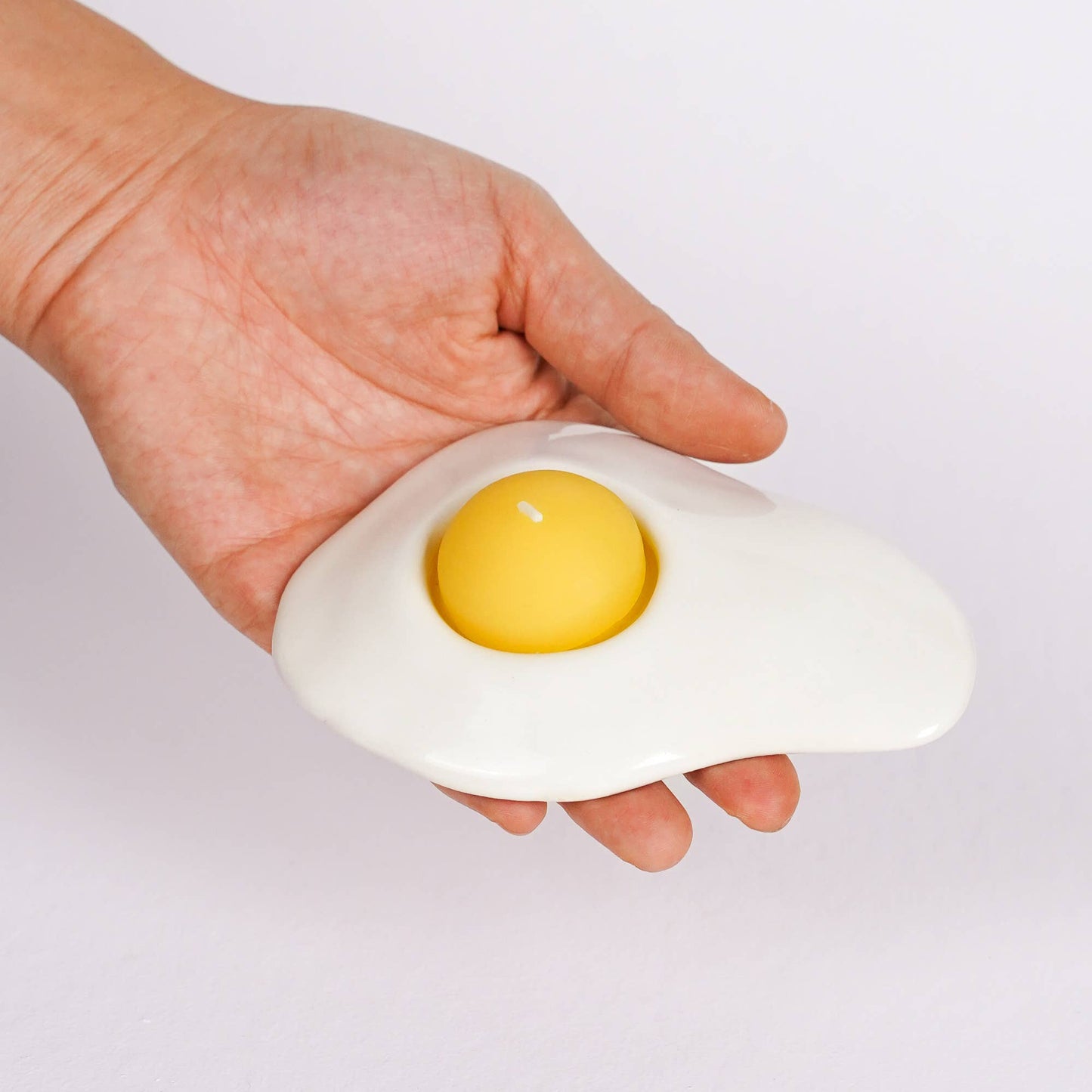 Ceramic Egg Candle Holder