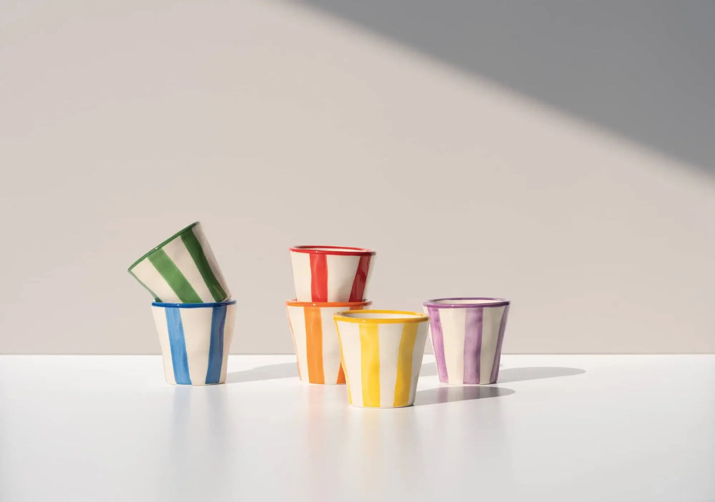 Lido Righe Small Cups (Assorted Set of 6)