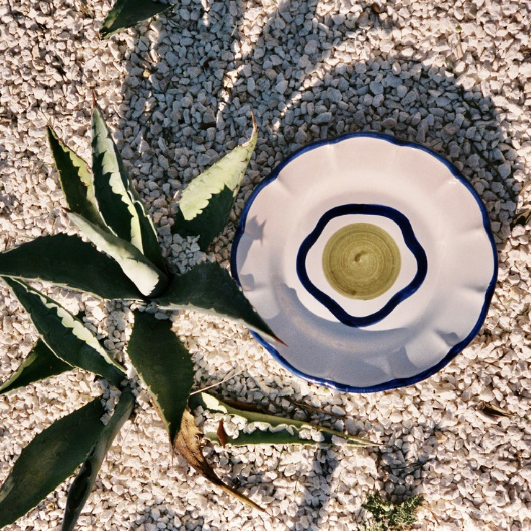 Olive Plate - Handmade & Hand Painted on the Amalfi