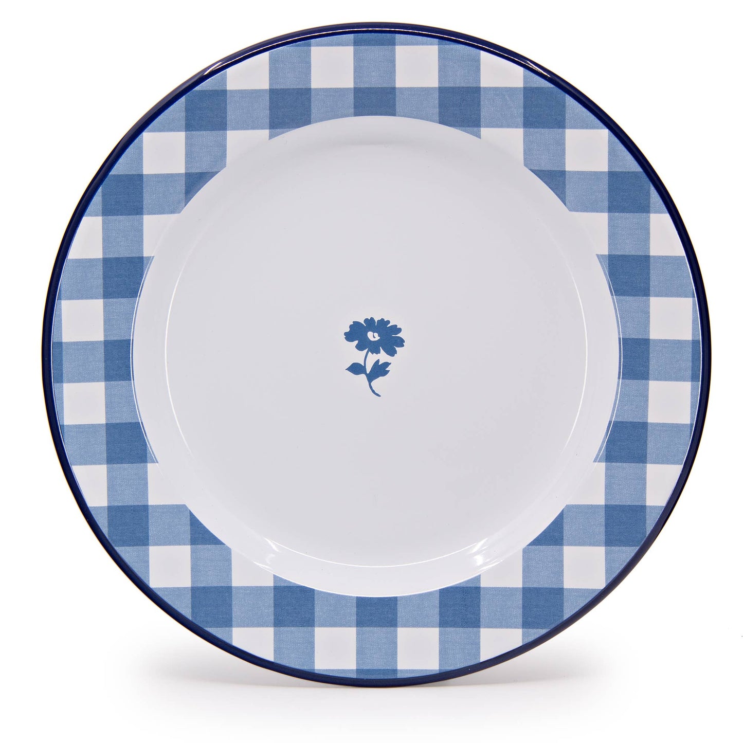 Max Humphrey x CCH Gingham Enamelware Dinner Plate