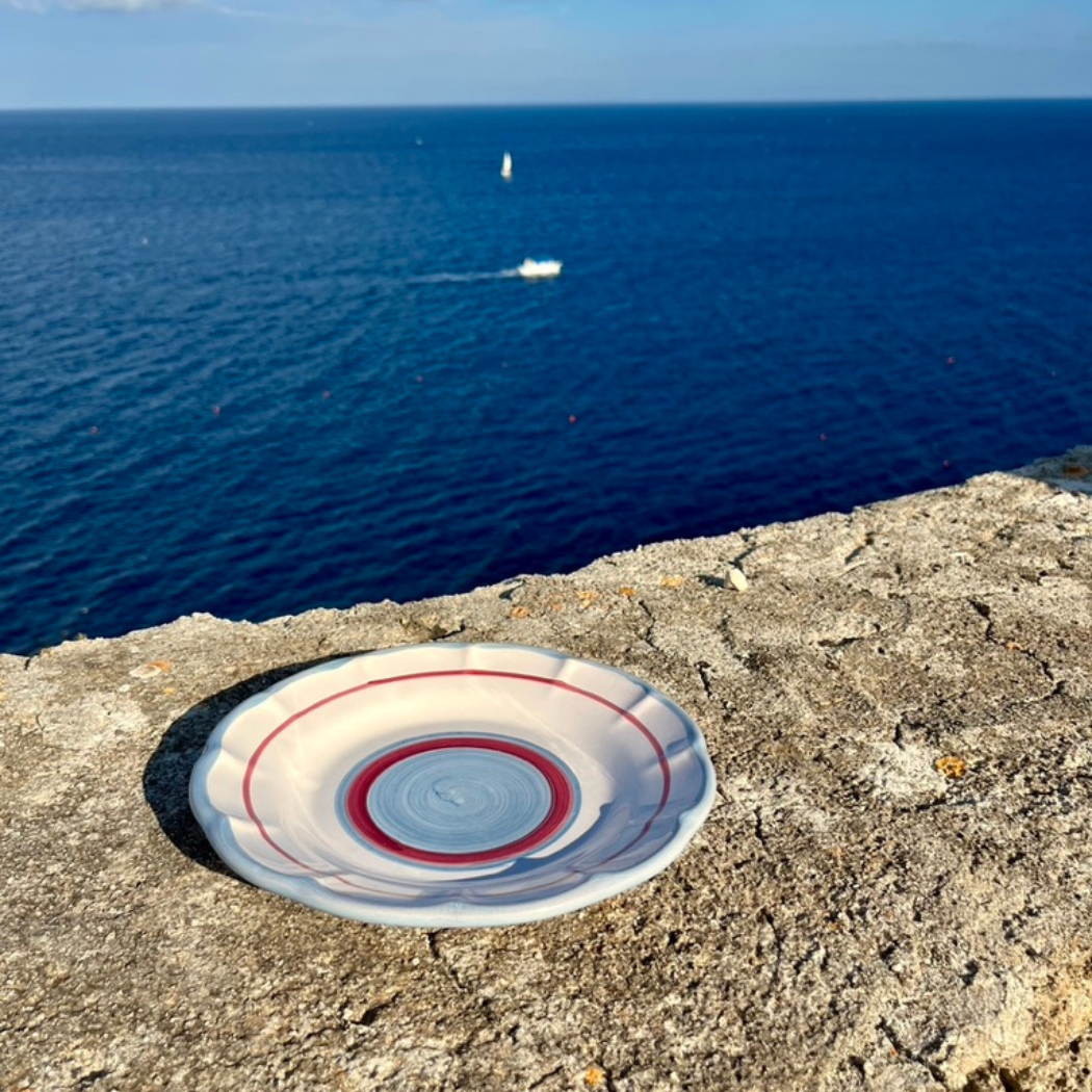 Mia Plate - Handmade & Hand Painted on the Amalfi