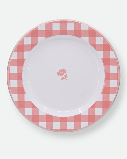 Max Humphrey x CCH Gingham Enamelware Dinner Plate