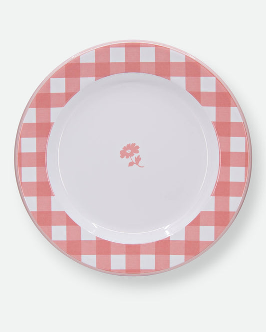 Max Humphrey x CCH Gingham Enamelware Dinner Plate