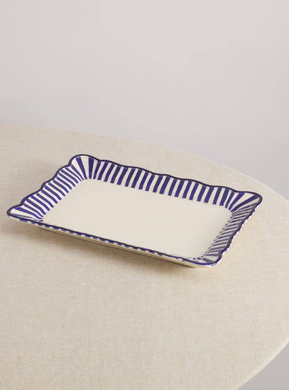 Riviera Hand-Painted Rectangular Platter