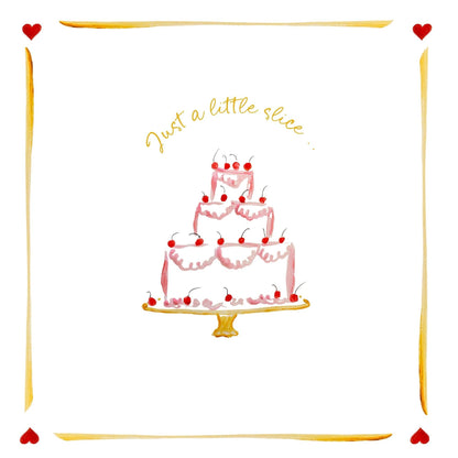 Bucket of fizz / A little slice - Linen Napkin Set  