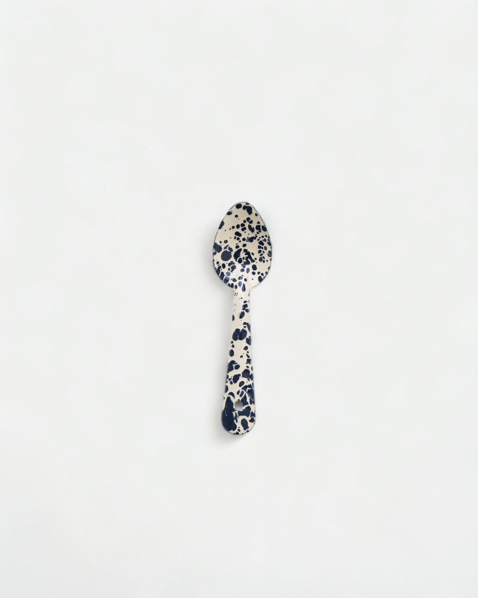 Splatter Enamelware Small Spoon (Color Variants) – Glass Ripples