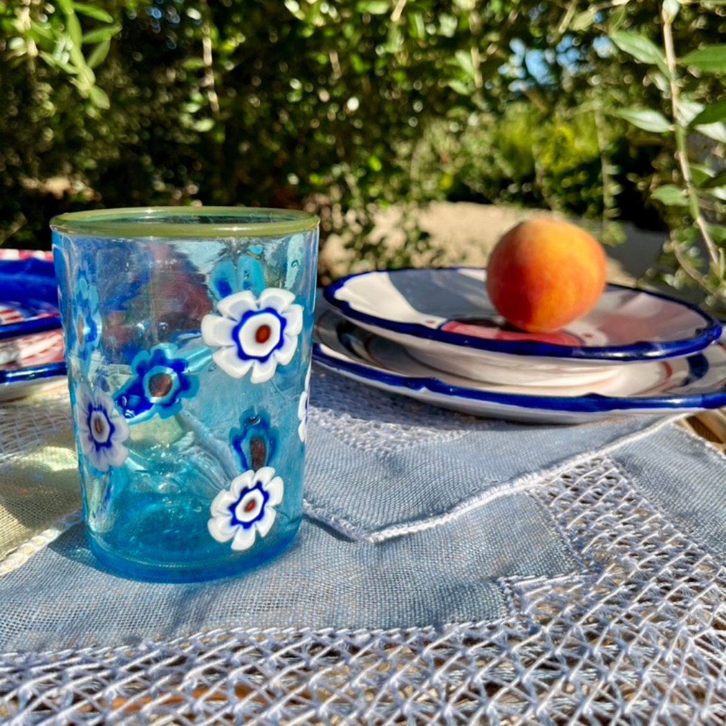 Theo - Handblown Murano Drinking Glass/Tumbler