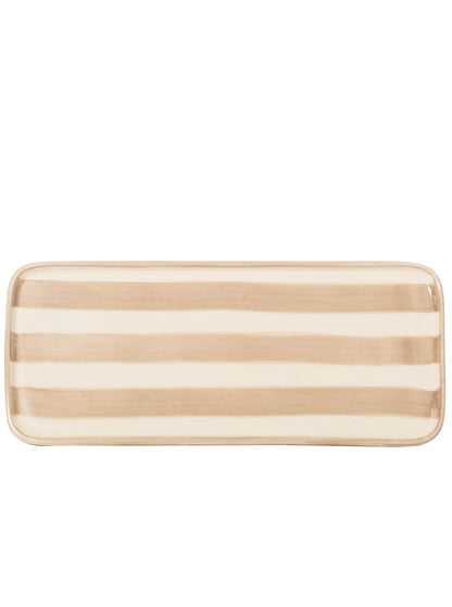 Lido Sand Rectangular Plate