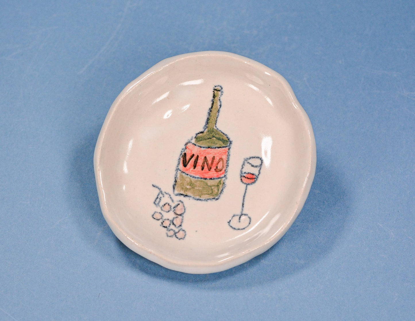 Wine Night Ceramic Dish