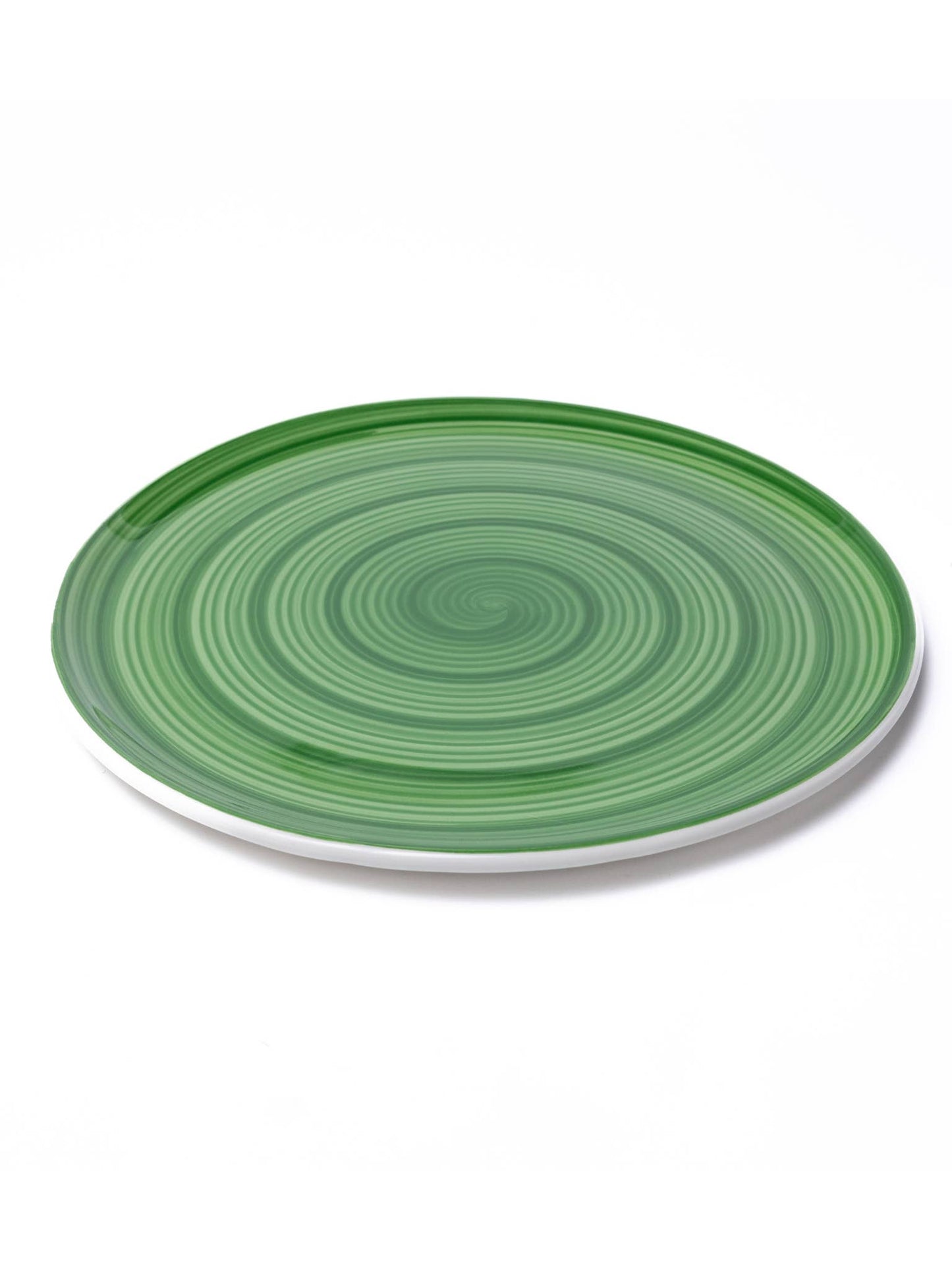 Spirale Green Charger / Pizza Plate