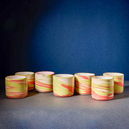 Marbled Ceramic Espresso Tumbler