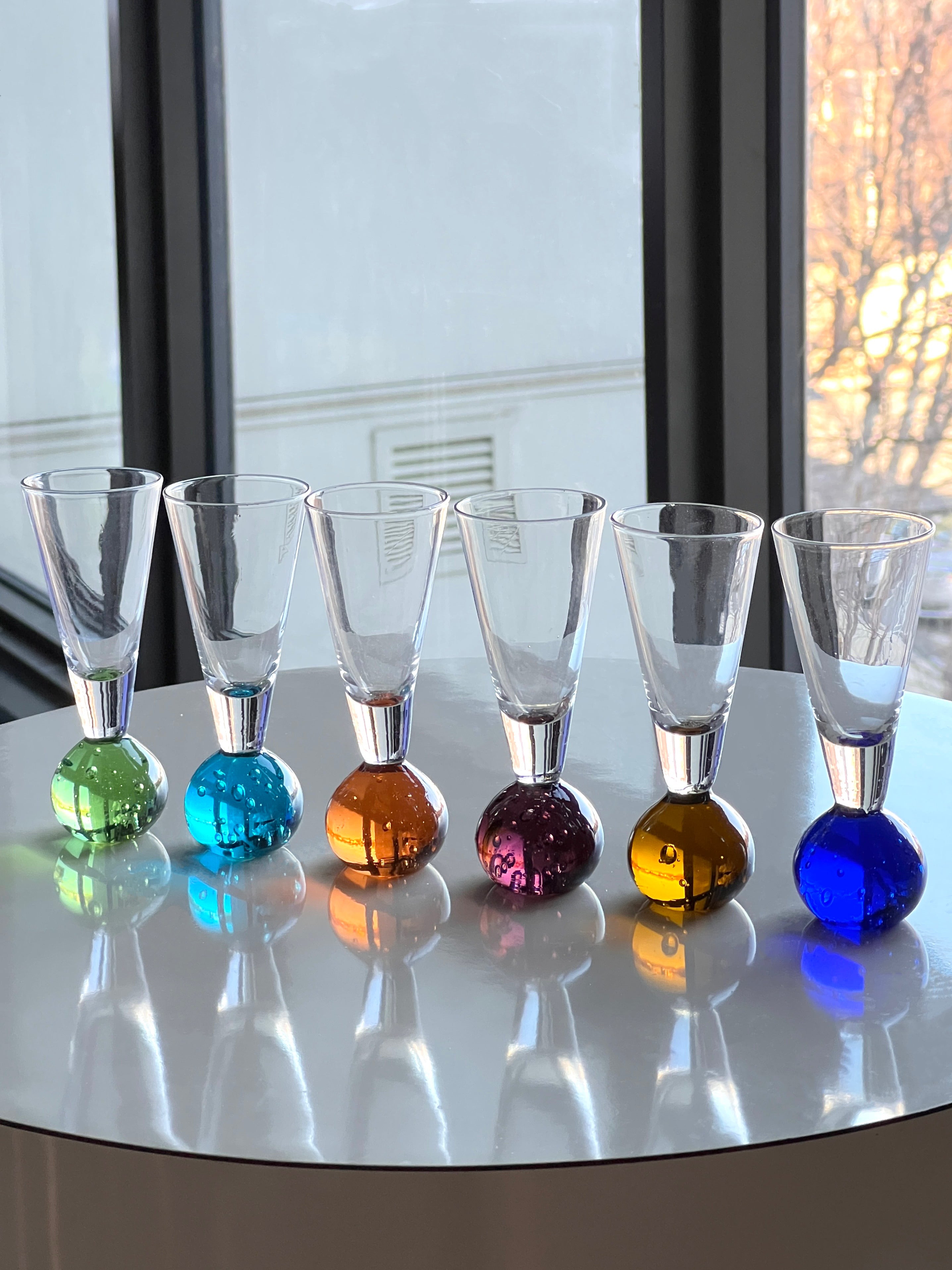 Vintage Set Bubble Shot Glass – Glass Ripples
