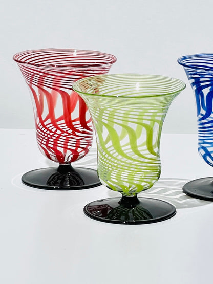 Set of 4 Swirl Shot Glass