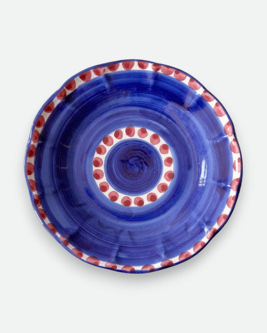 Azura Salad Plate - Handmade & Hand Painted on the Amalfi