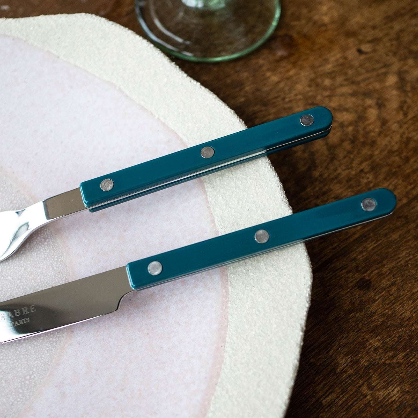 Sabre Aquamarine Flatware