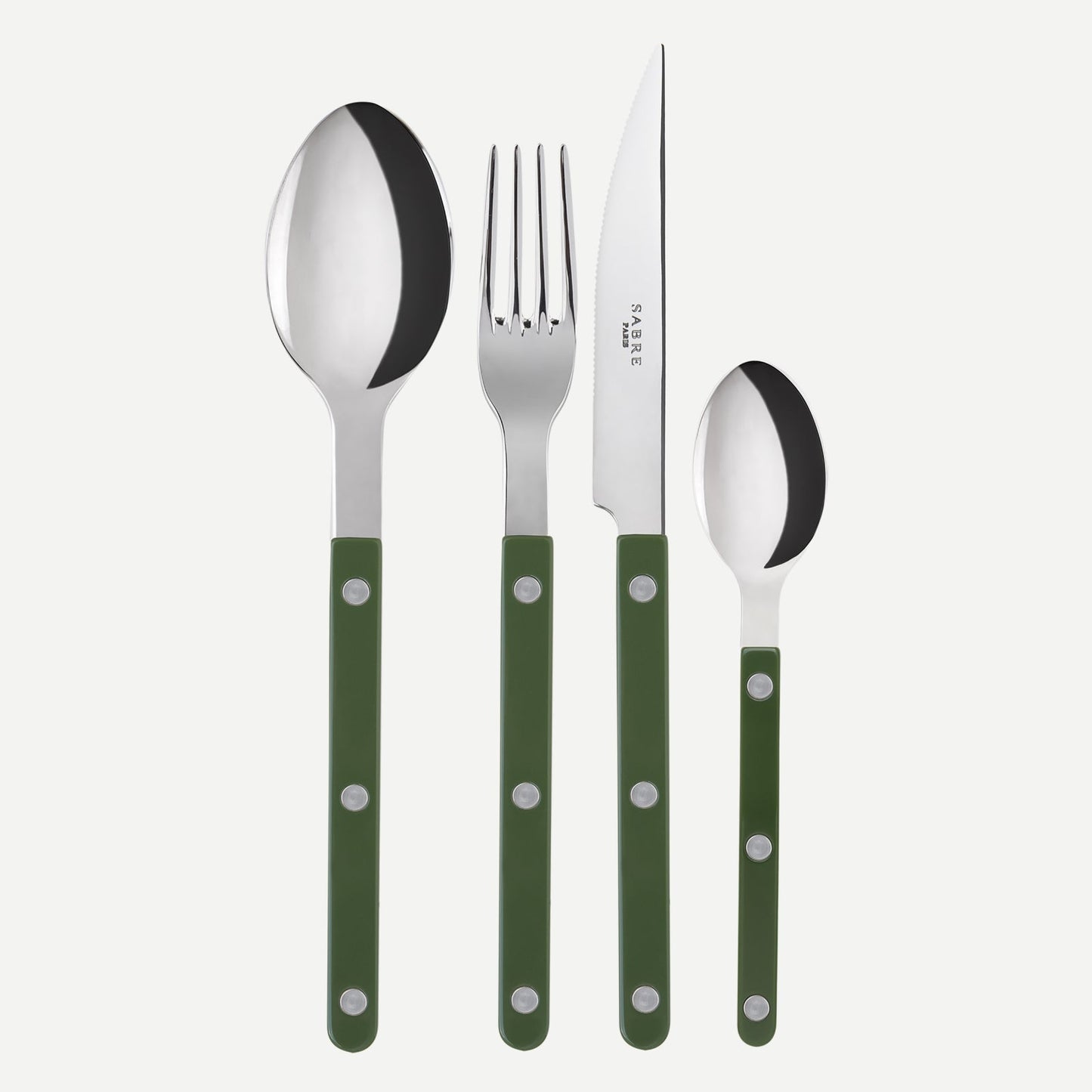 Sabre Dark Green Flatware