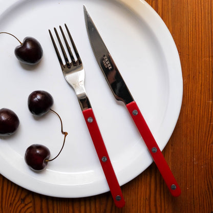 Sabre Burgundy Flatware