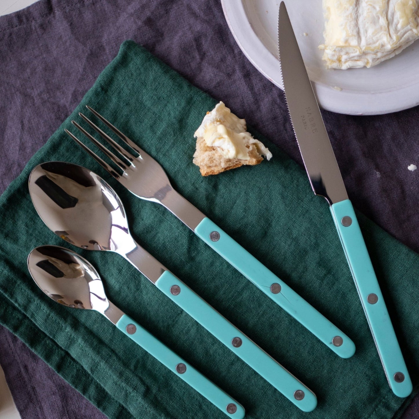 Sabre Patel Green Flatware