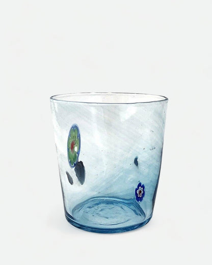 Murano Murrine Tumbler - Blue