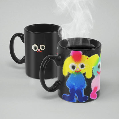 Fuzzy Friend Mug x Jon Burgerman