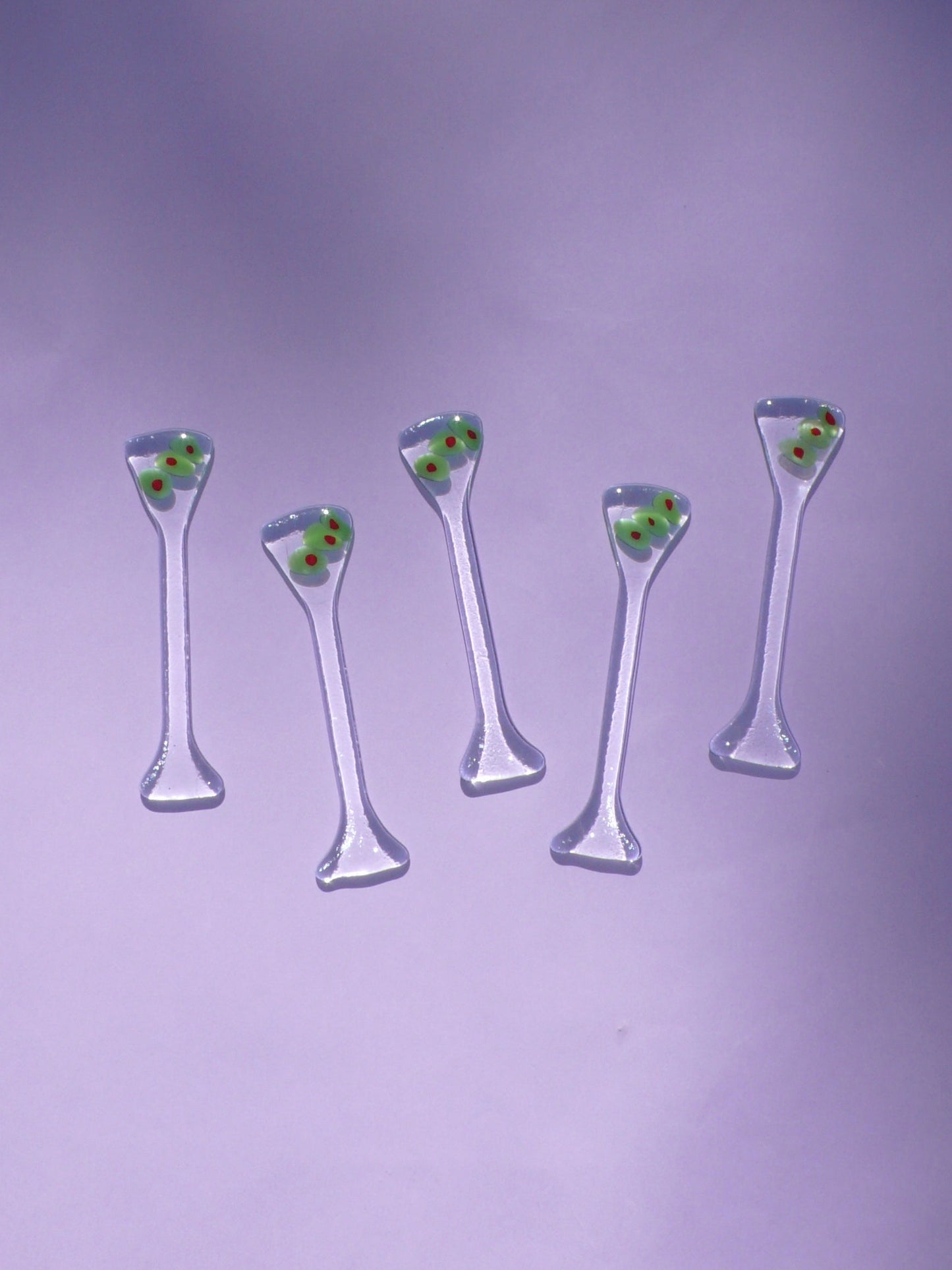 Happy Hour Glass Stirrers - Martini