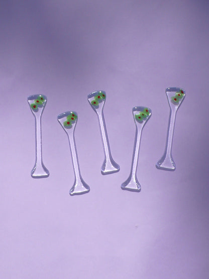 Happy Hour Glass Stirrers - Martini