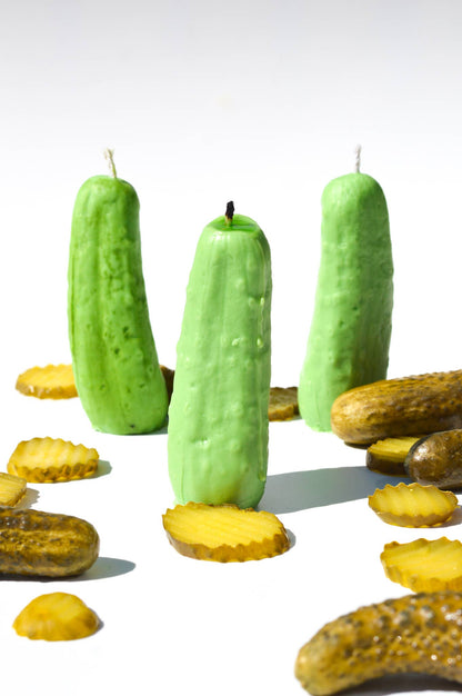 Pickle Pillar Candle