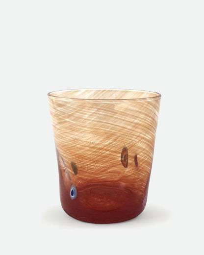 Murano Murrine Tumbler - Blue