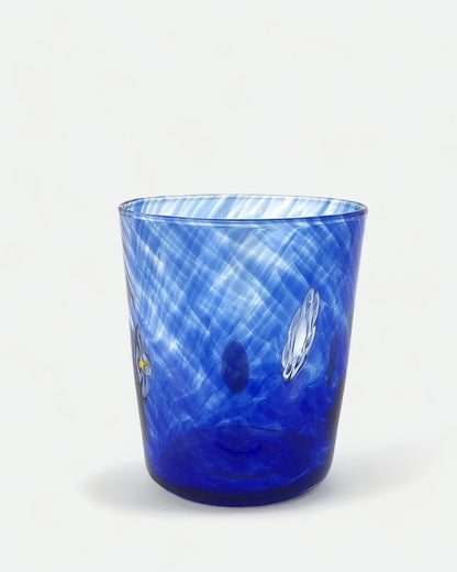 Murano Murrine Tumbler - Blue