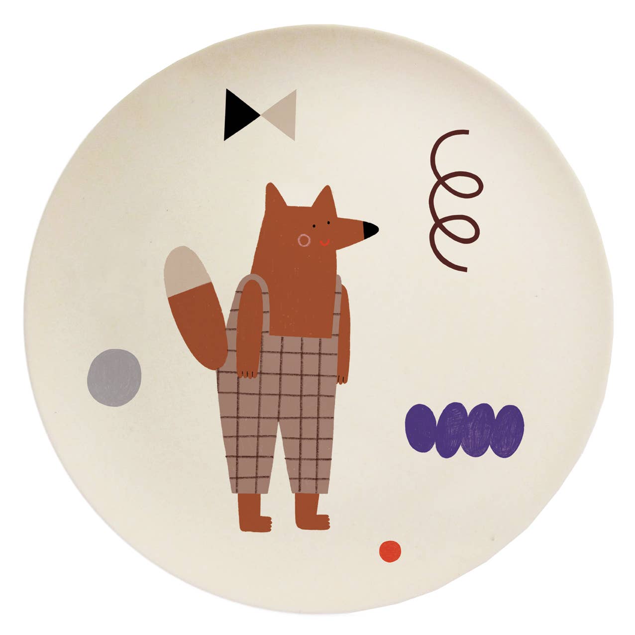 Fox Lunch plate