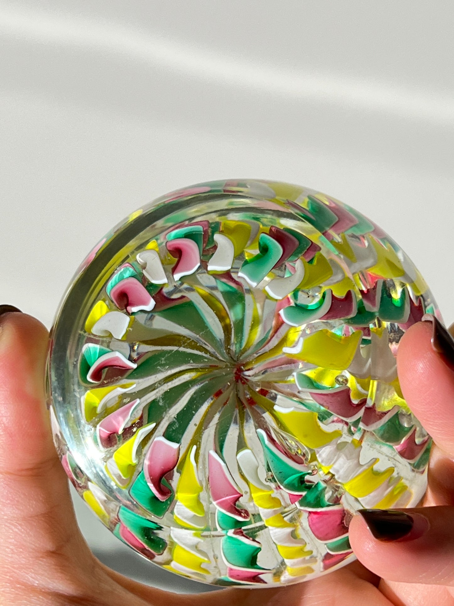 Vintage Twisted Colorful Ribbon Paperweight