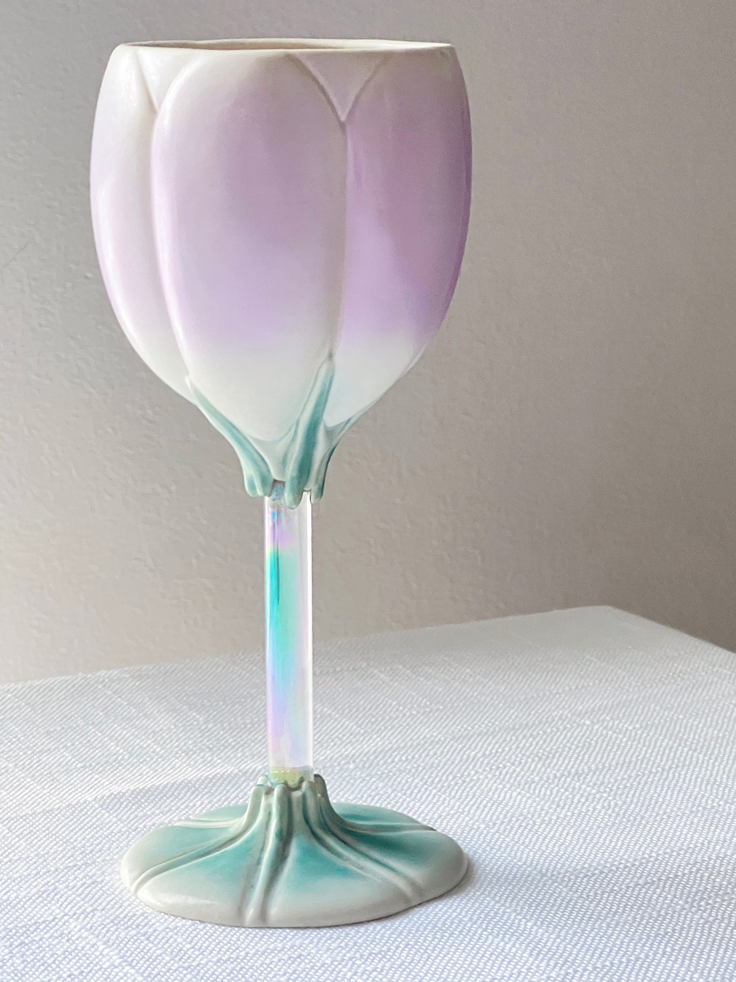 Lotus Ceramic Goblet