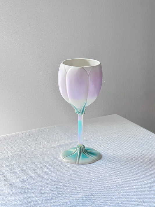 Lotus Ceramic Goblet