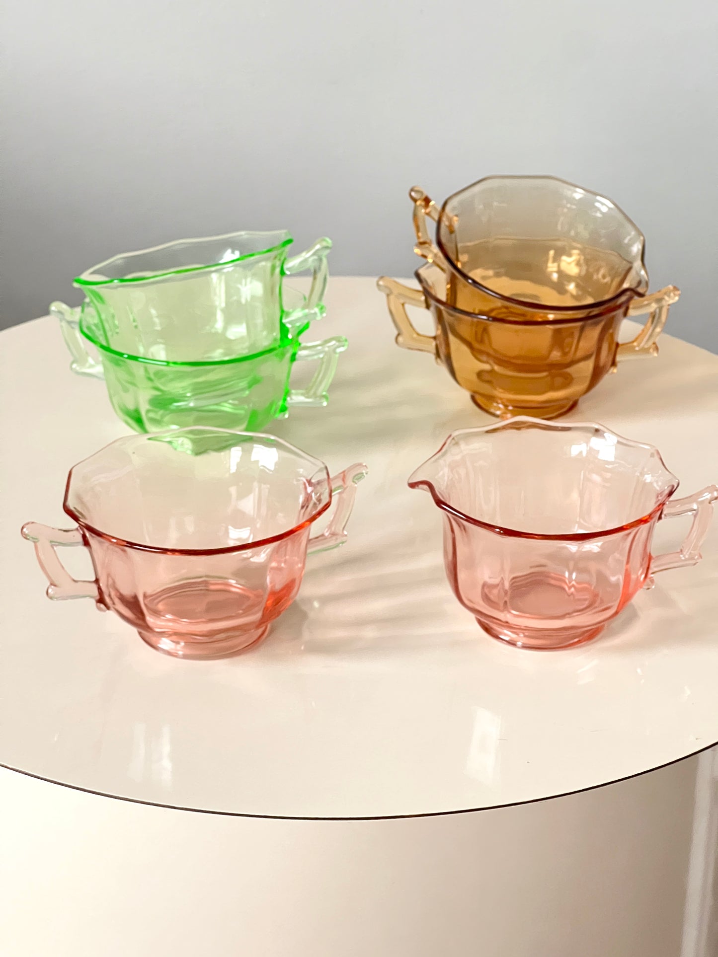 Vintage Decagon Glassware