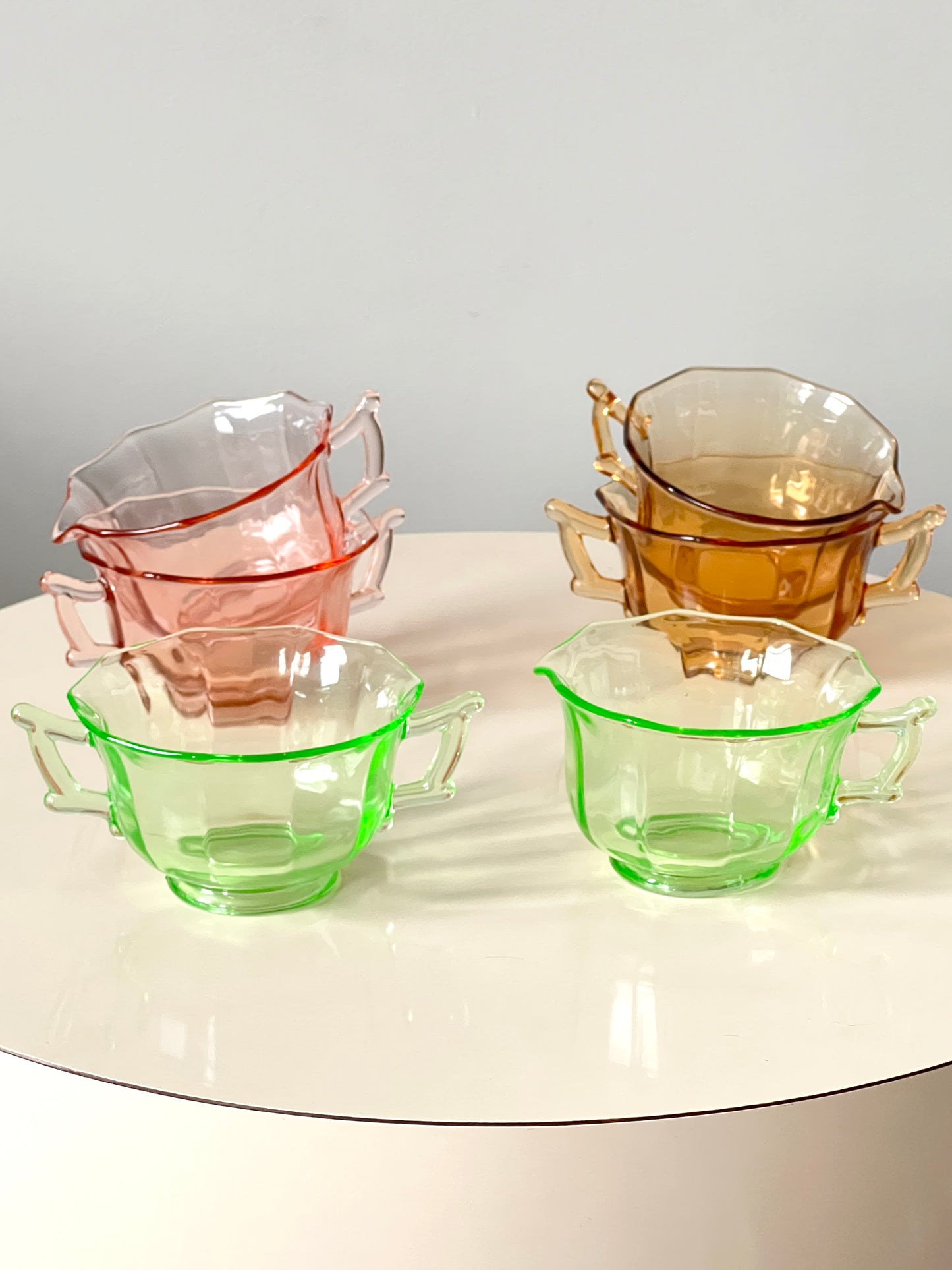 Vintage Decagon Glassware