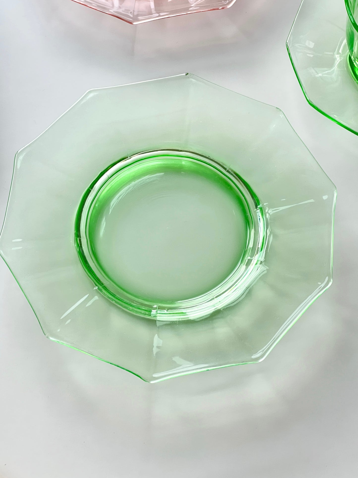 Vintage Decagon Glassware