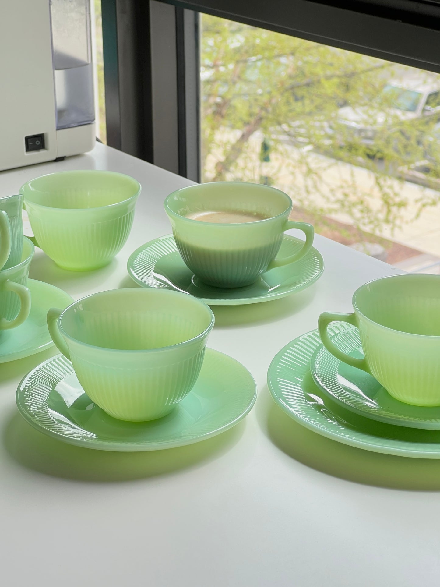 Jadeite Translucent Glass