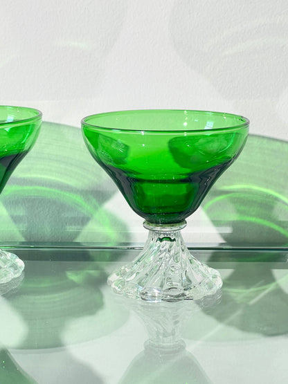 Vintage Emerald Green Swirl Boopie Coupe