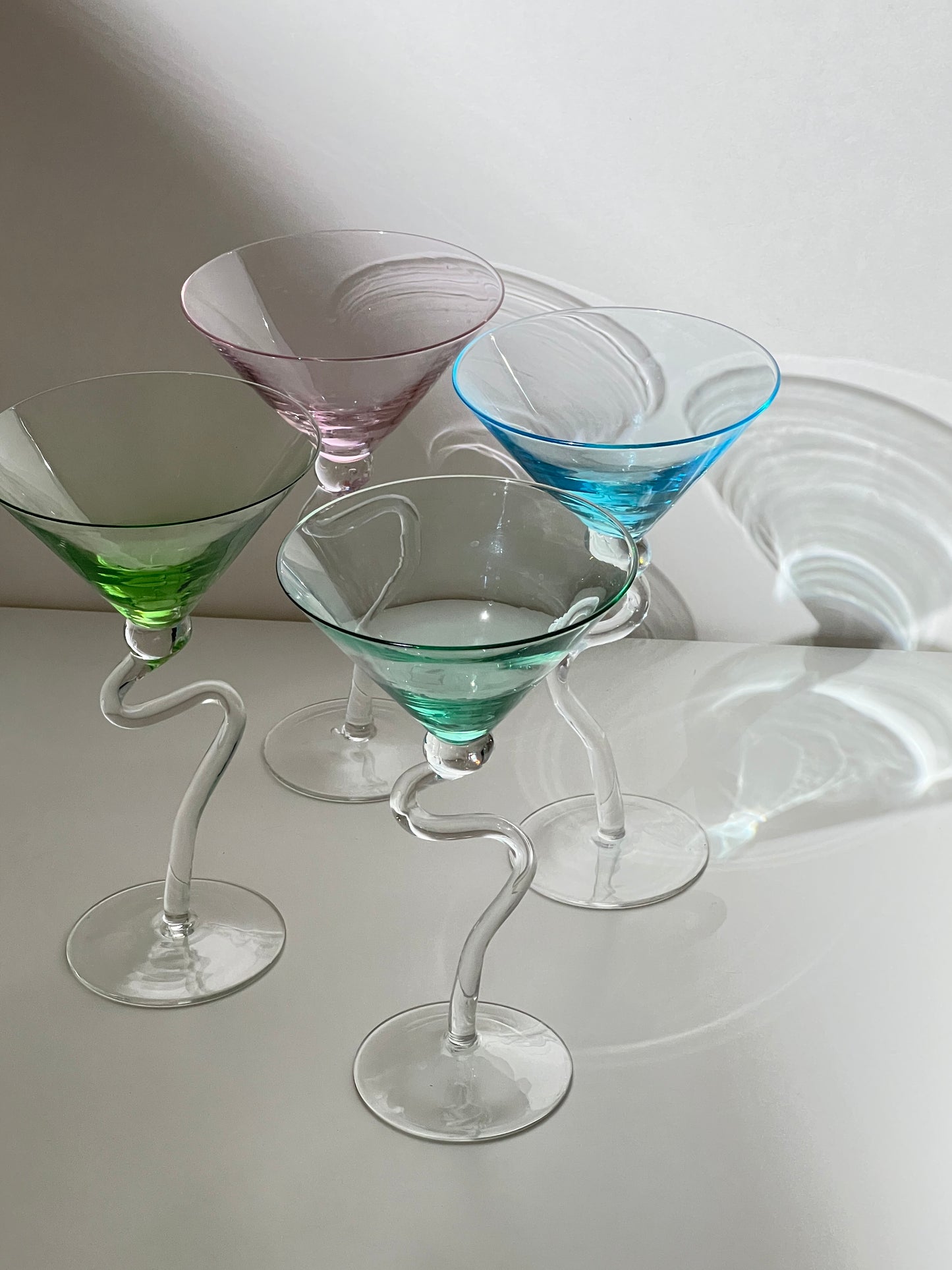 Vintage Squiggle Stem Martini