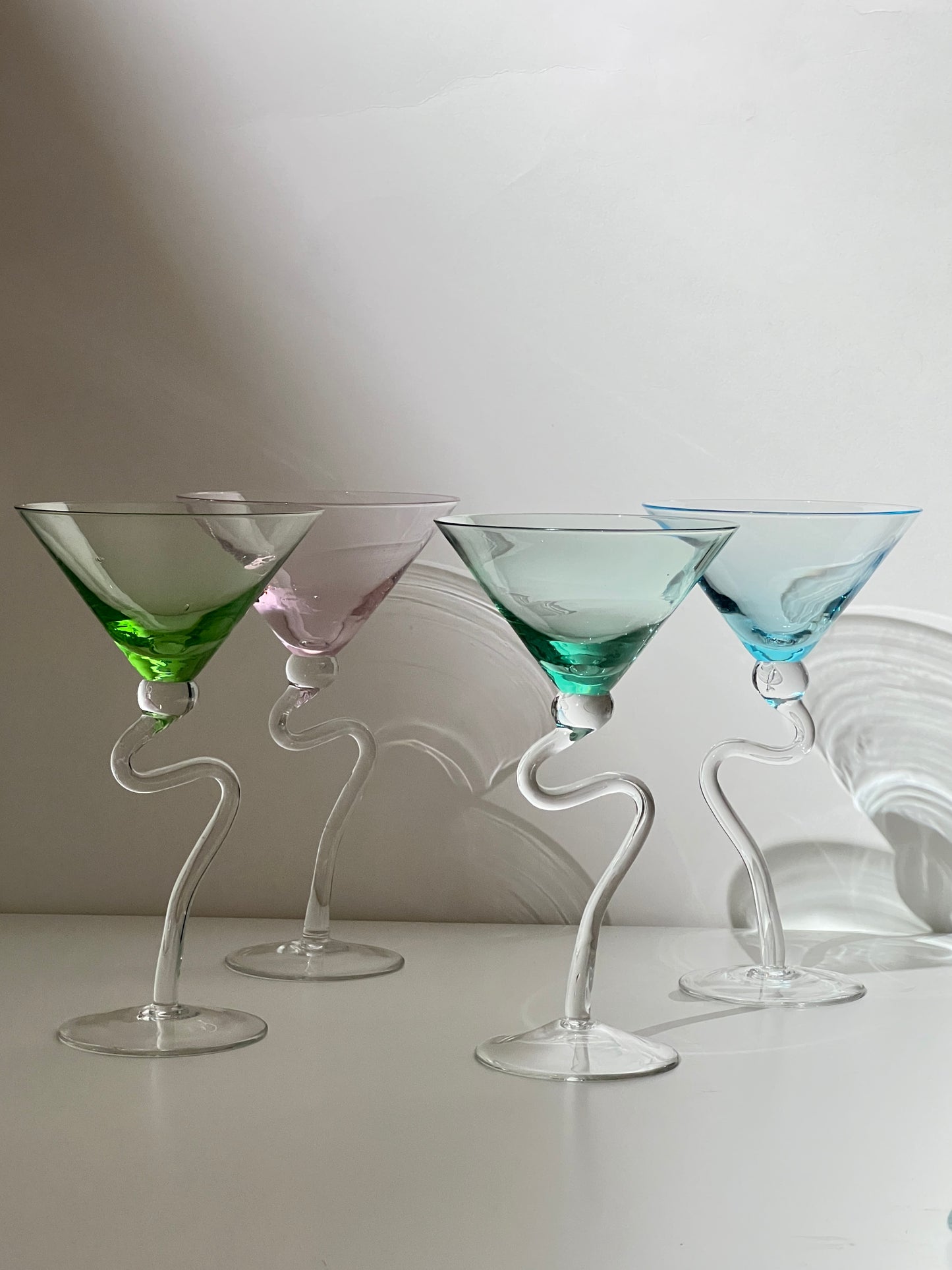 Vintage Squiggle Stem Martini