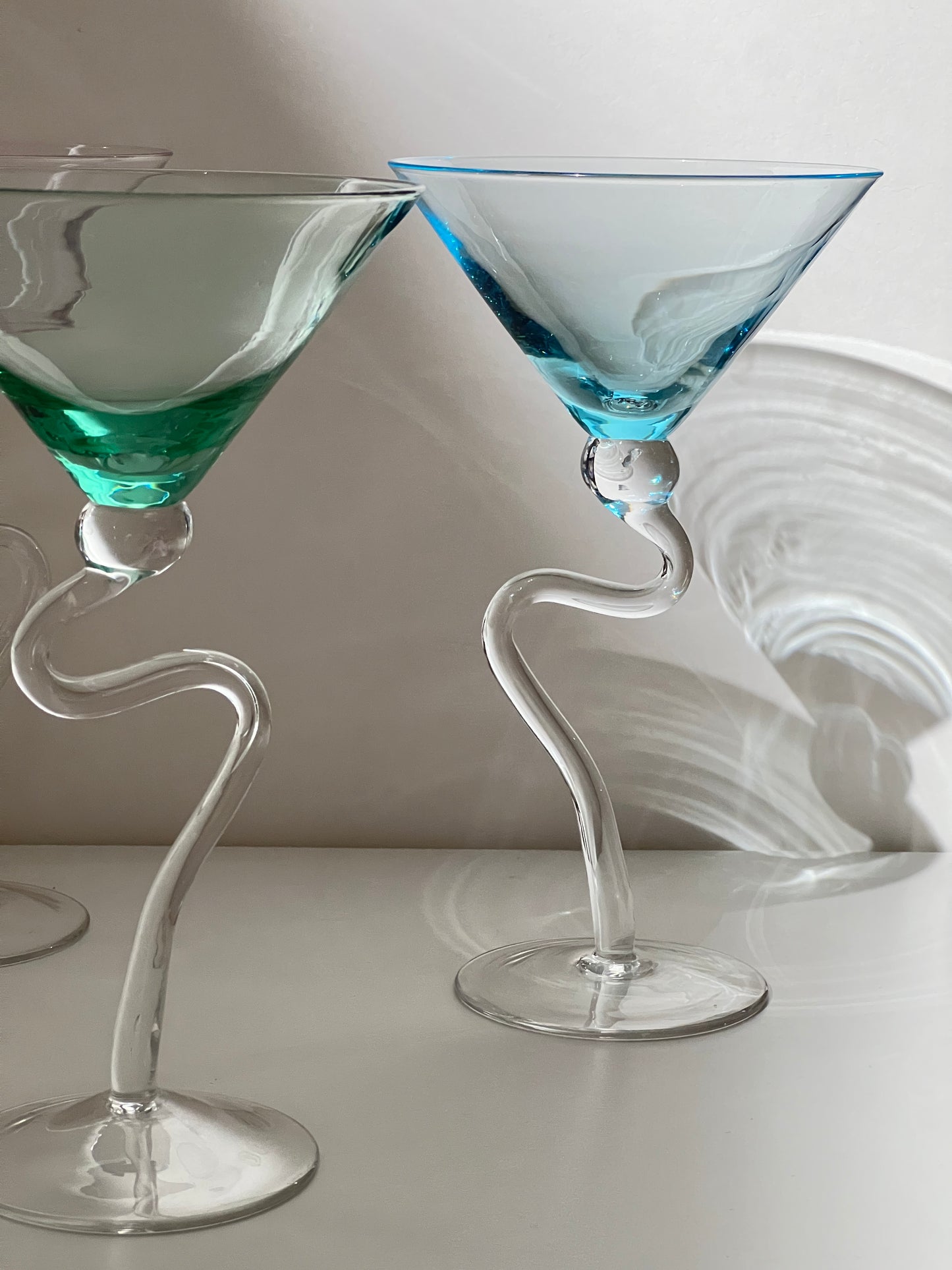 Vintage Squiggle Stem Martini