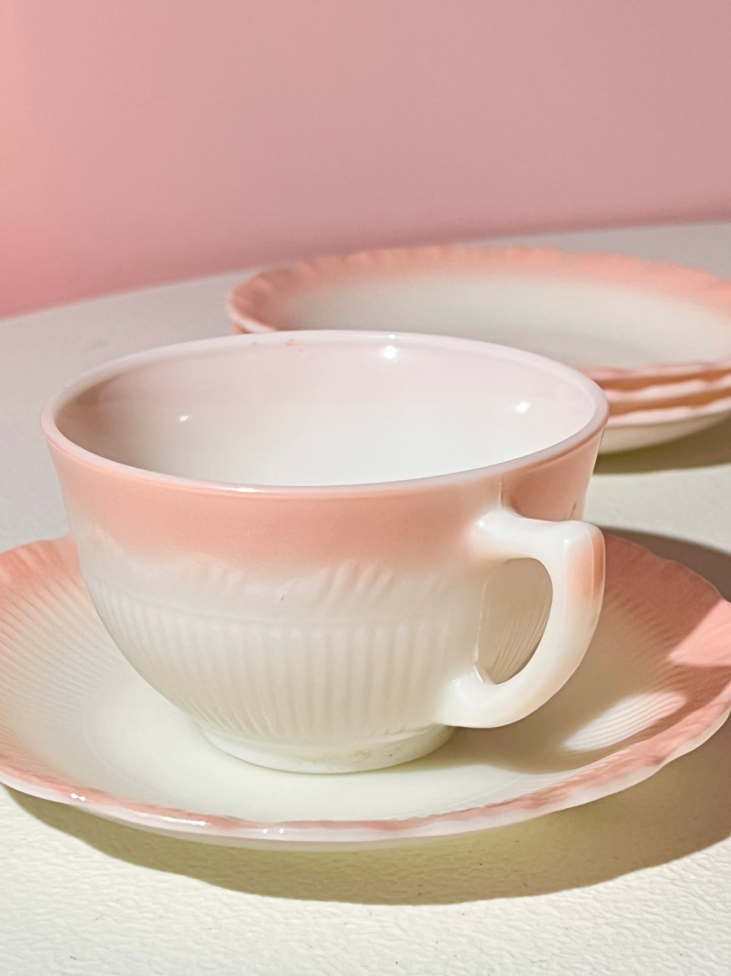 Pink Blush Translucent Dinnerware