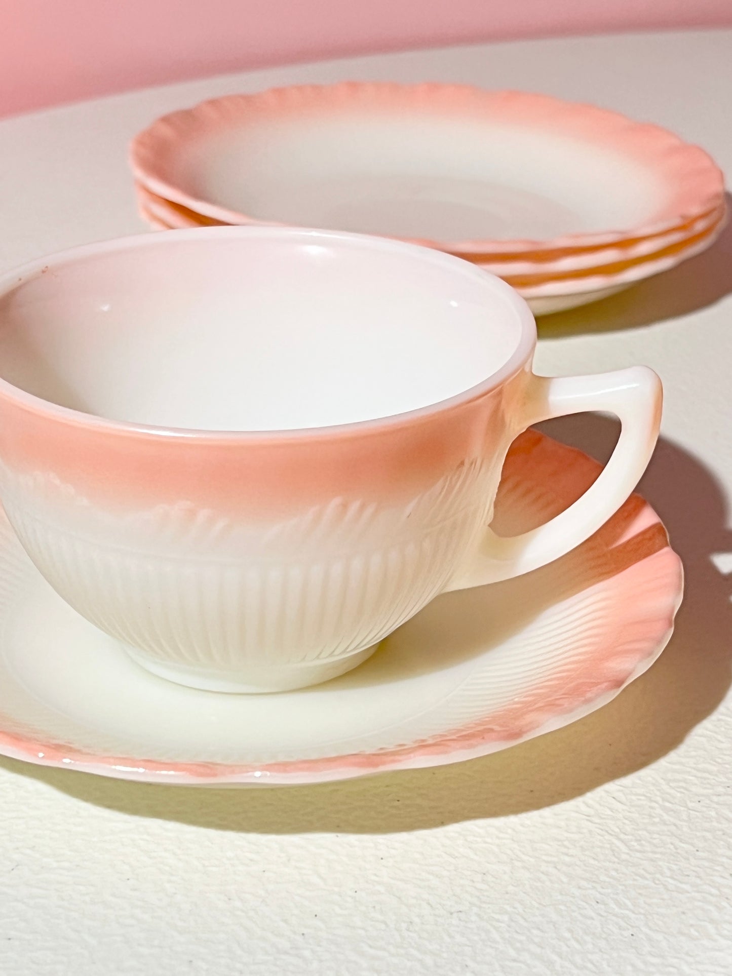 Pink Blush Translucent Dinnerware