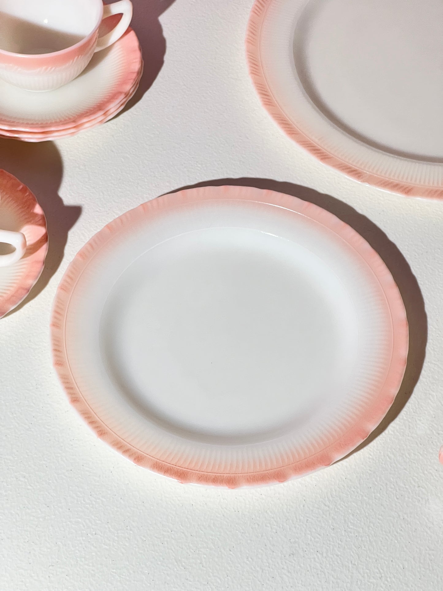 Pink Blush Translucent Dinnerware