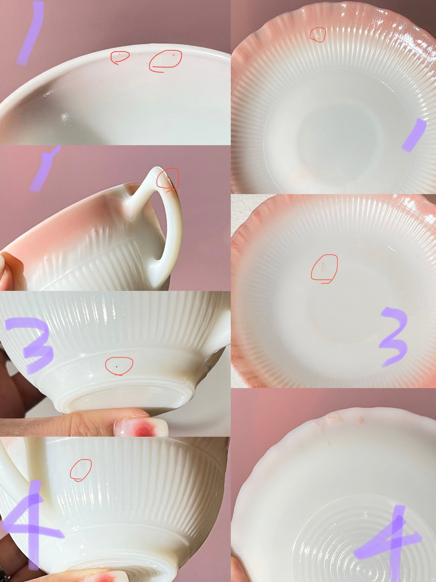 Pink Blush Translucent Dinnerware