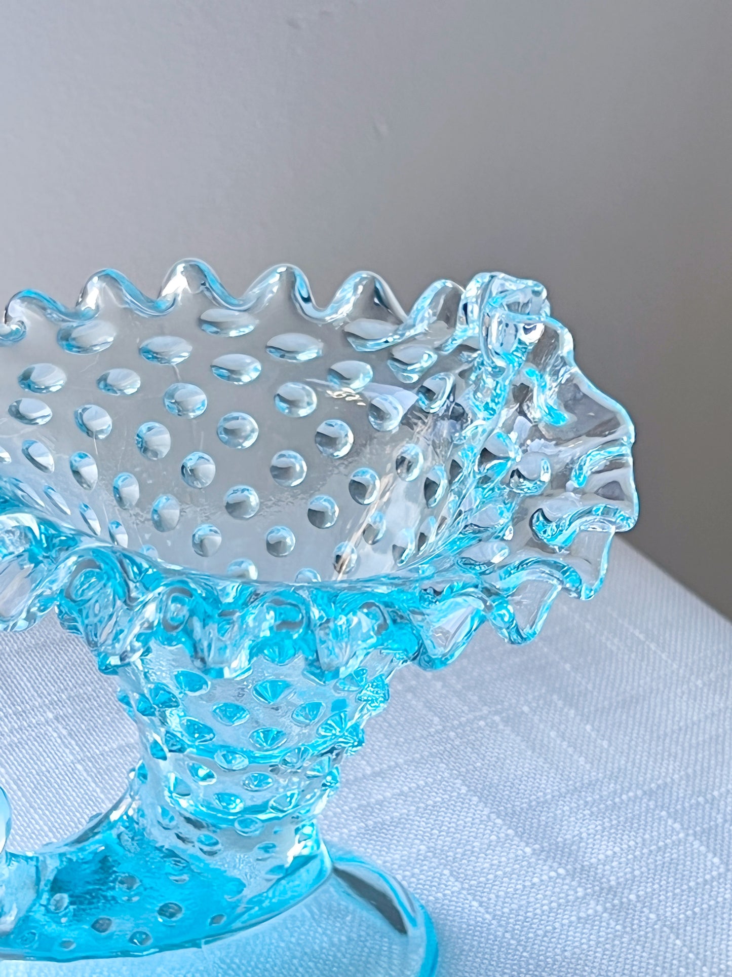 Horn Hobnail Sundae Cup/Vase