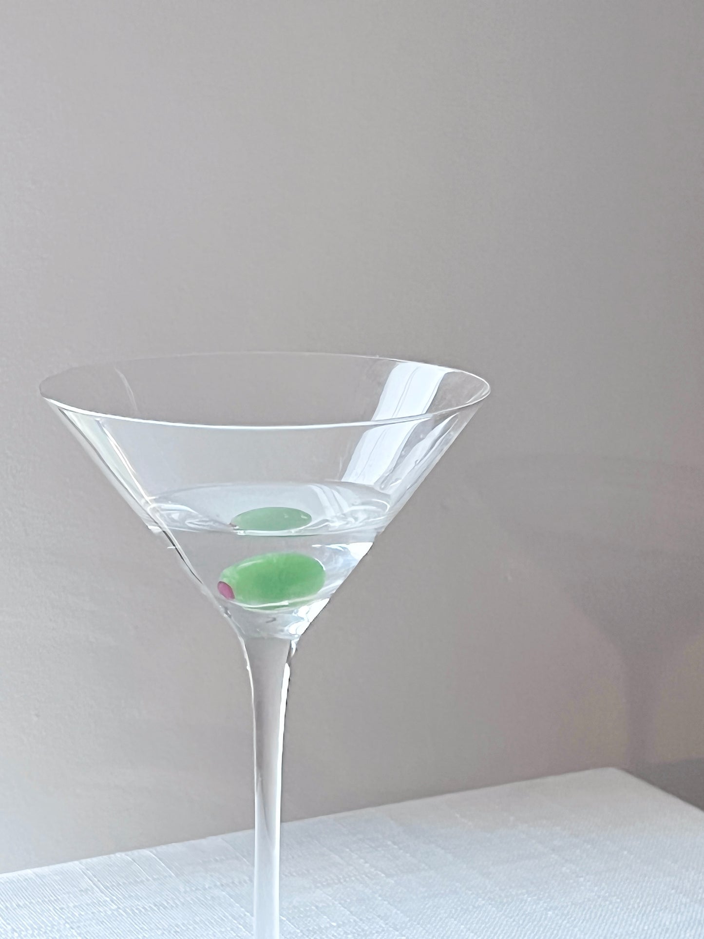 Vintage Large Martini with Olive