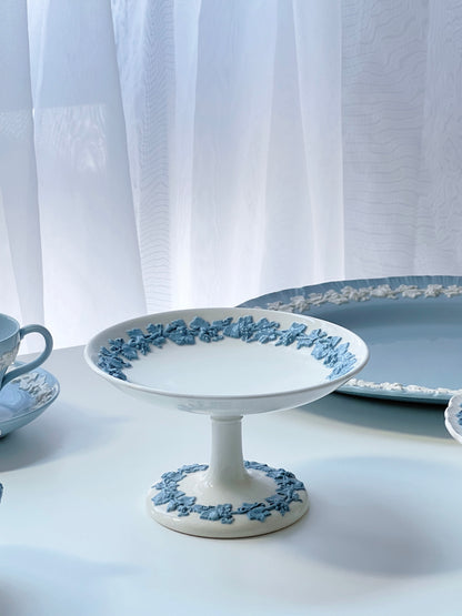 Vintage Embossed Blue&White Dinnerware