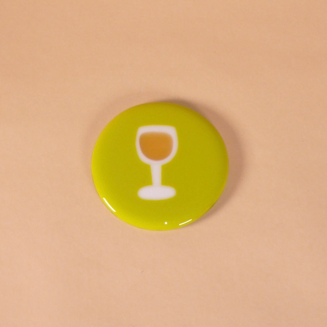 Happy Hour Glass Coaster - Slime White Wine